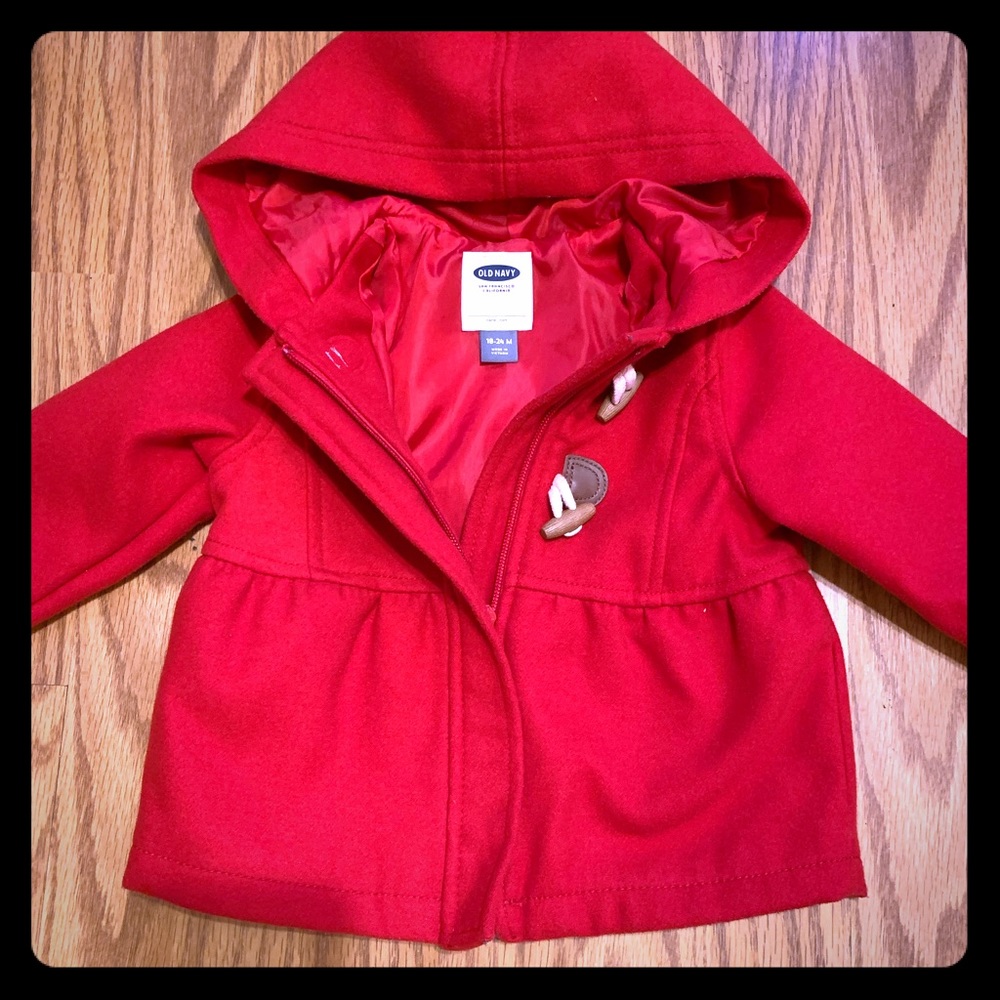 Sold **Baby girl pea coat